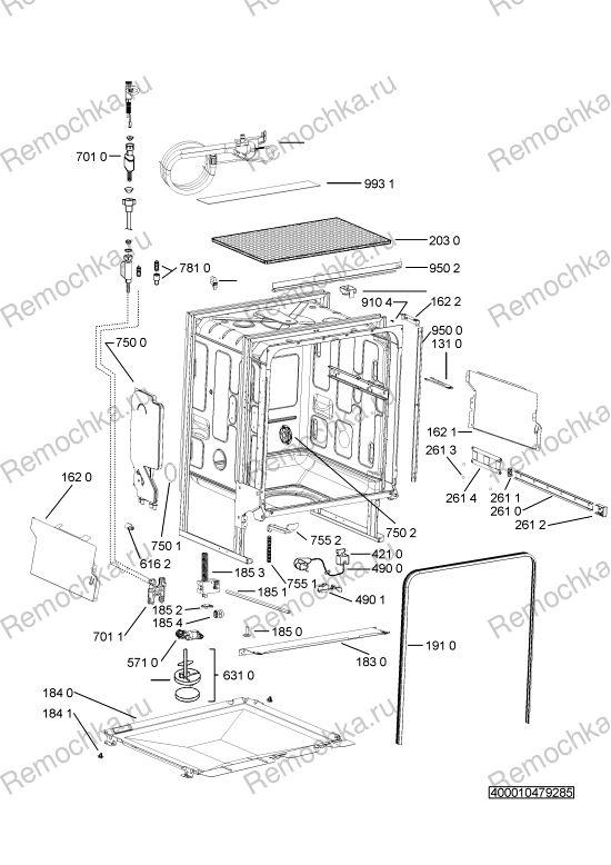 прибор Indesit: ADG 790 IX. Схема: 1