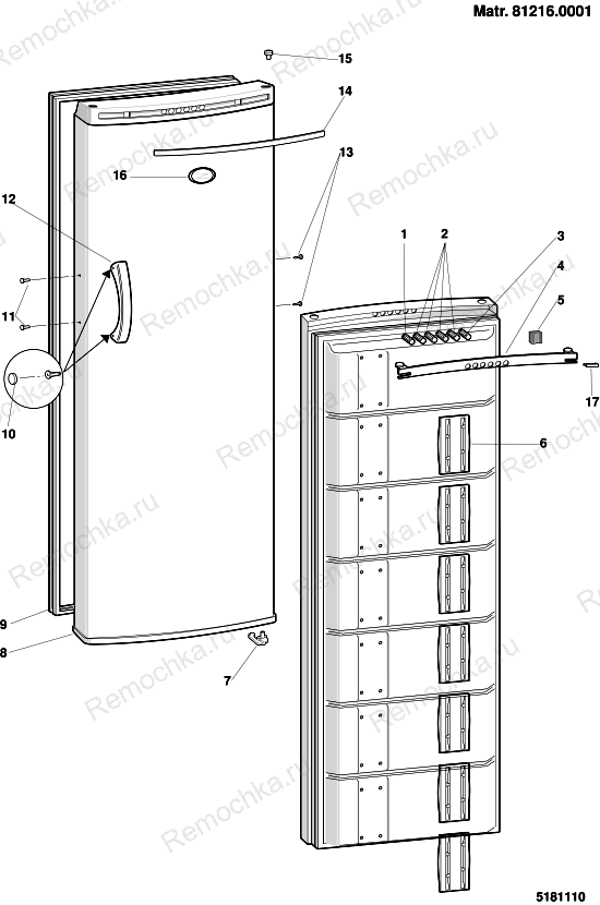 прибор Indesit: UPA302XEU/2. Схема: 1