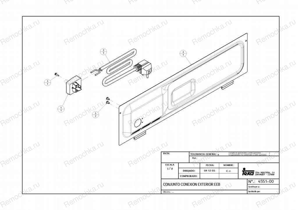 прибор Teka: HO 663 I 220-240 50 E01 OBI VR01. Схема: 1