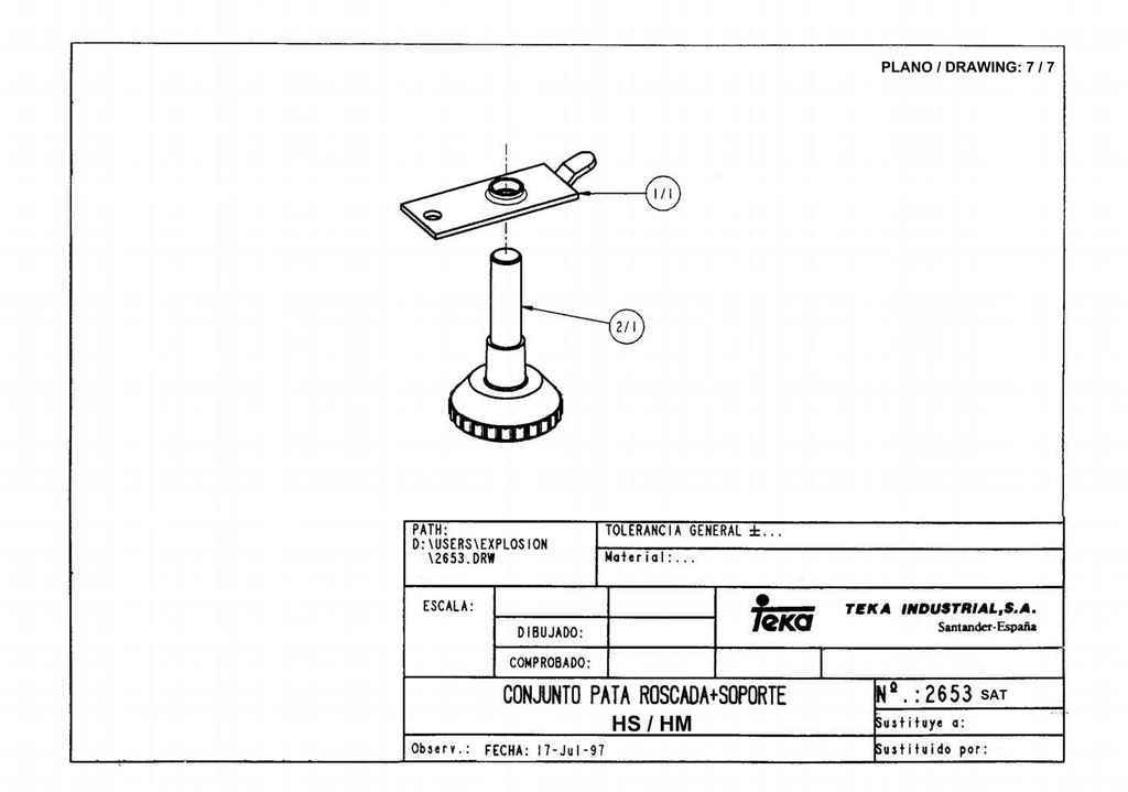 прибор Teka: HM 825. Схема: 1