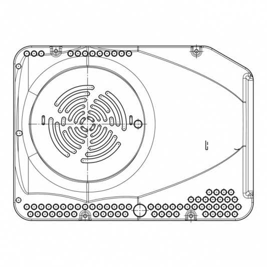 BACK PANEL, CONVECTION FAN
